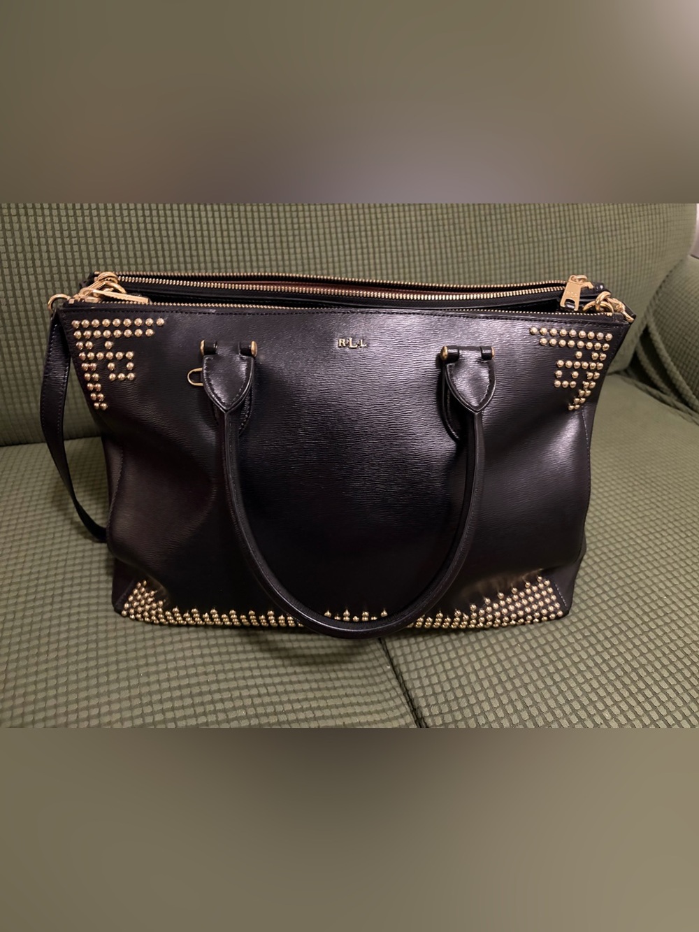 Ralph Lauren Large Newbury Tote Satchel